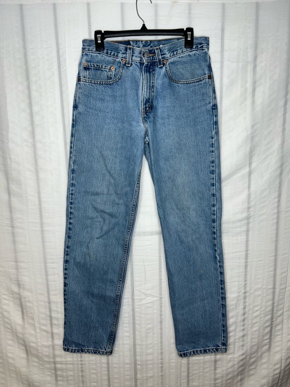 Vintage Levis 550 Jeans Mens 31x30 Blue Denim Faded Relaxed Fit Made in USA 00s